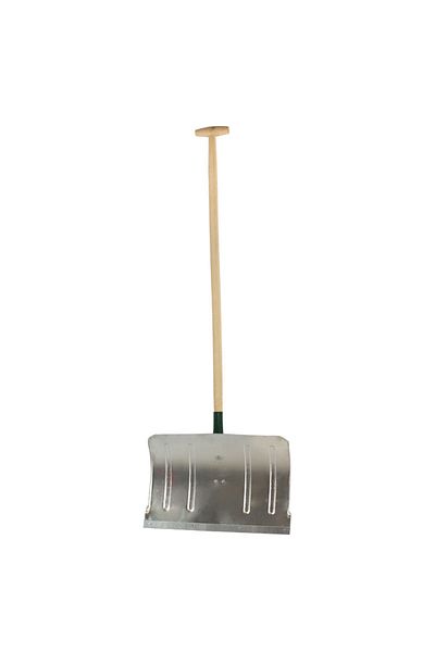 JuCo Aluminum Snow Shovel With Wooden Handle 480X310Mm