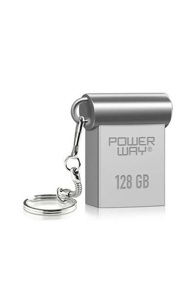 Powermaster Powerway Mini 128Gb Metal Mini USB 3.0 Flash Memory High Speed