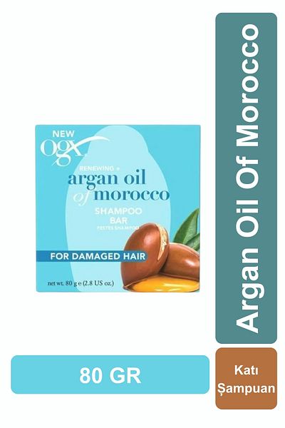 OGX Morocco Argan Oil Blood Shampoo - Refreshing Sensitive and Brittle Hair, 80g