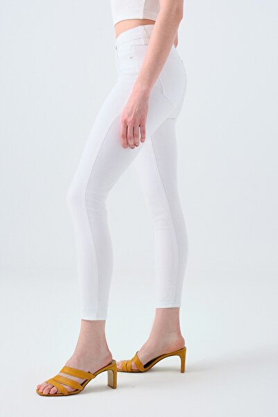 Loft Natalie Julia White Women's Trousers