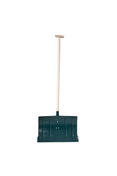 JuCo Metal Snow Shovel With Wooden Handle 480X310Mm