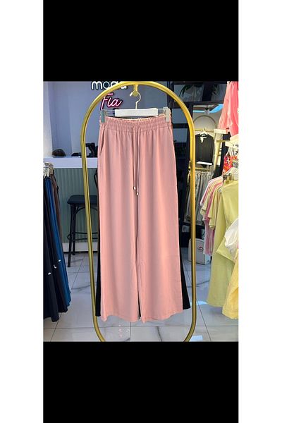 MODA I Came with a Myth Texture Powder Pocket Tansel Organic Chic Ergonomic Pants