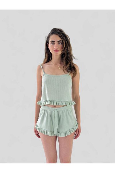 Retrobird Pajama Set with Shorts Home Set Women Çağla