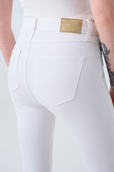 Loft Natalie Julia White Women's Trousers