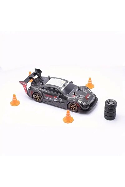 Generic 1:16 Hızlı Drift Şarjlı Siyah Spor Araba 4x4 RC Uzaktan kumandalı Yarış Aracı 40 Km/s Hızında Hediye