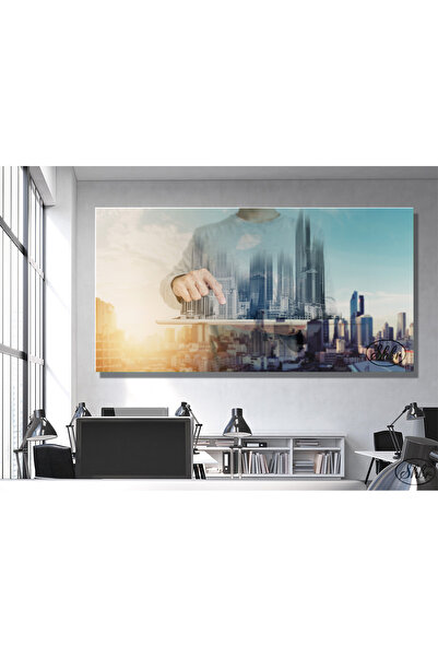 Şehber Tekli, Yatay, Kanvas, Dekoratif, Duvar, Tablosu, Emlakçı, Emlak Ofisi, GYO, İnşaat Firmaları,