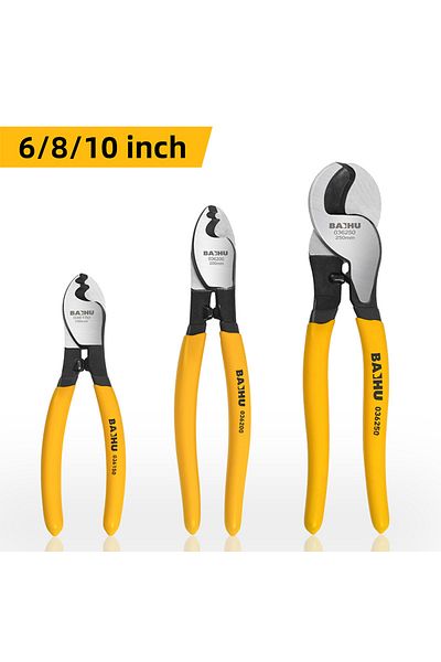 Choice 3PC Insulated Cable Cutter Electrician Professional Pliers Shock Wire Stripper Tool Pliers Cable Sci