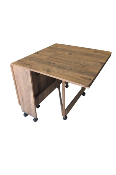 Ege Mobilya Mutfak Masası Kırma Katlanır Salon Masası Çam Rengi