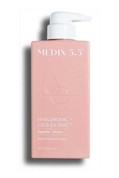 Medix 5.5 كريم مرطب للجسم والوجه من ميديكس 5.5 بحمض الهيالورونيك وفيتامين إي