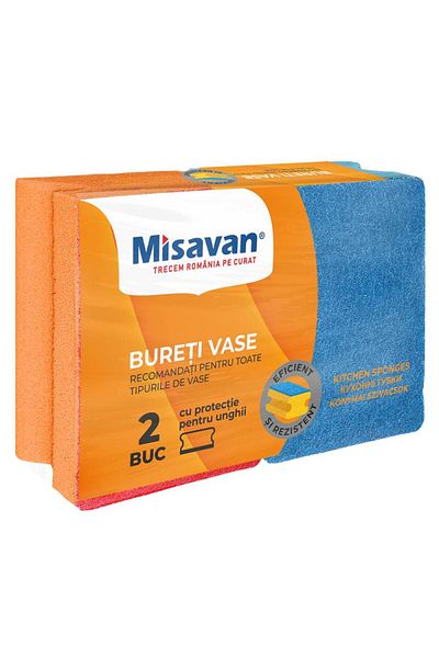 Cesiro Msv Grooved Sponge Color 2/set
