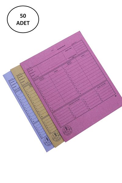 PRATİKOBA Özkan Baro File Court File 50 Pieces Pink Bm650