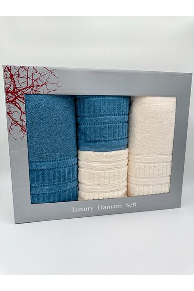 AYHANHOME 4-Piece Boxed Bath Towel Set 2 Pieces 50X90-2 Pieces 90X150
