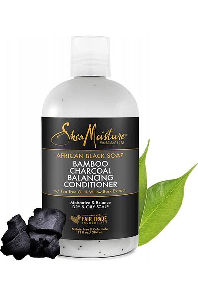 Shea Moisture Shea Moisture African Black Soap Bamboo Charcoal Balancing Conditioner 384ml