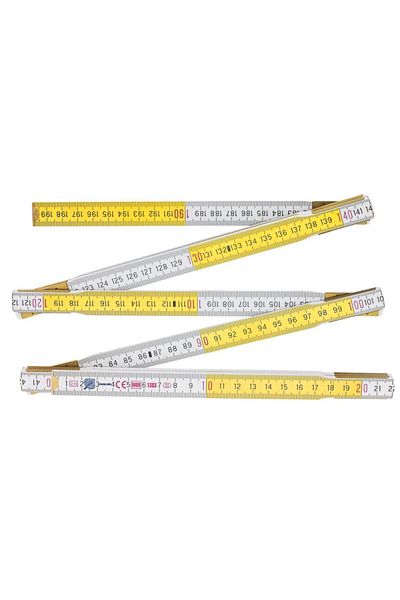 PROLINE Beech Wood Carpenter's Tape Measure With Hidden Rivets 2M