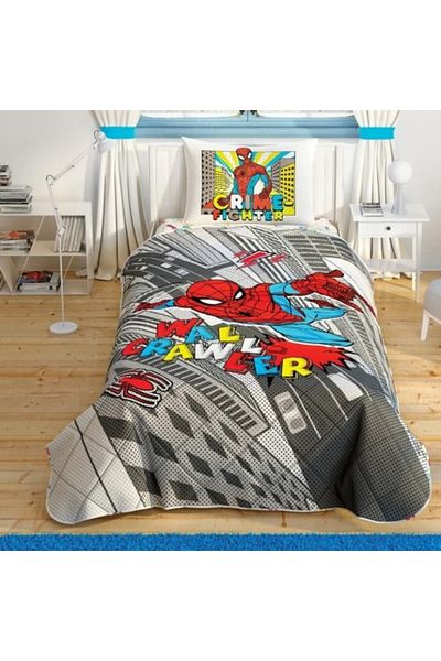 Taç 3-piece sleeping set, 100% cotton ranforce, 1 person, Spiderman Tac