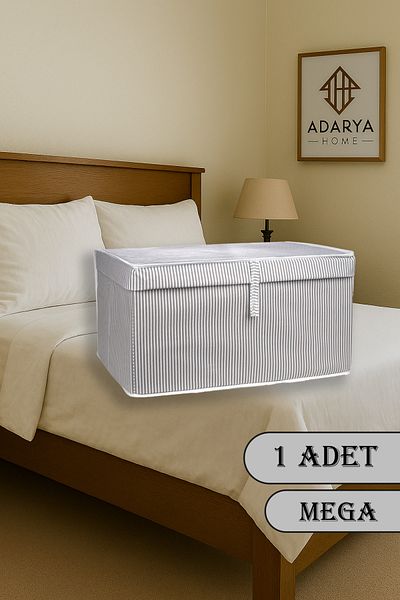 ADARYA HOME Mega Size 60X40X30 Storage Box - 1 Piece with Lid