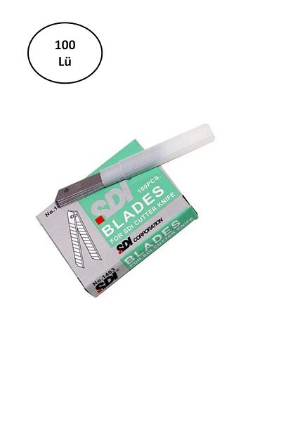 Astra Market Esmo SDI-1403 - 100-Piece Narrow Refill Utility Knife