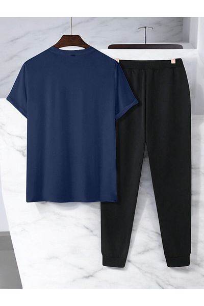 uyguntarz Σετ αθλητικής φόρμας μπλουζάκι με στάμπα Unisex Flower Pot Design