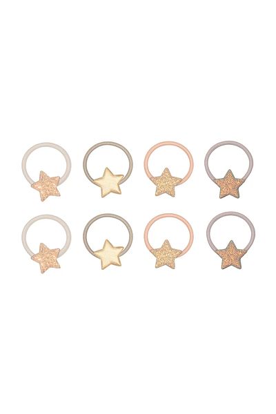 MIMI LULA Cataramă din cauciuc Mimi & Lula Stellina Sparkle Mini, 8 piese