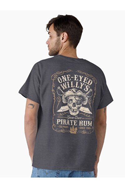 ship master Μπλουζάκι Unisex Retro Pirate με τύπωμα – Θέμα One-Eyed Willy