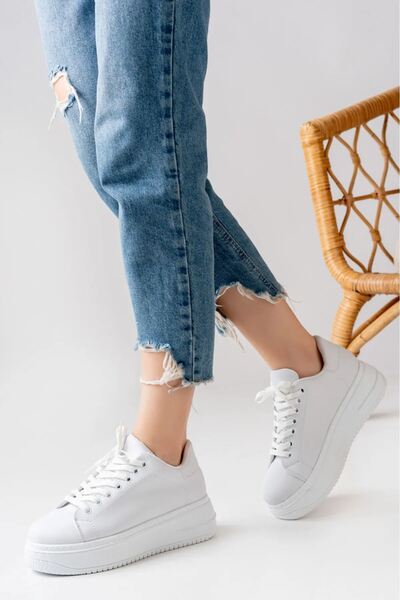 sefayol Dámská sportovní obuv Nerry White Matte Leather