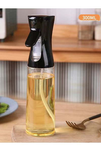 Choice Black 1pc 100/200/300/500ml Oil Spray Pot Kitchen Household Edible Olive Oil Spray Bottle Atomized M