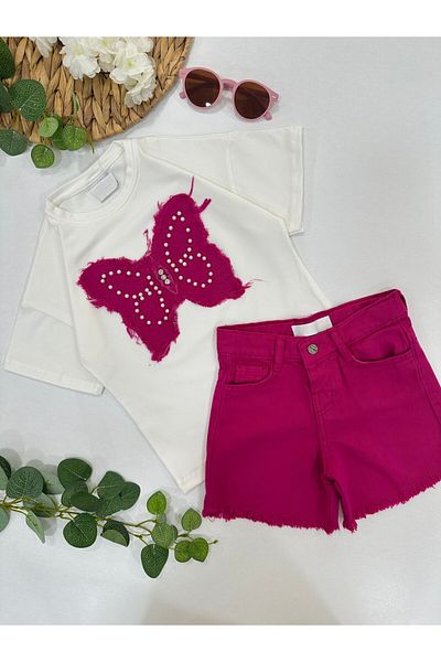 ChibuumKids GIRL'S SHORTS SET