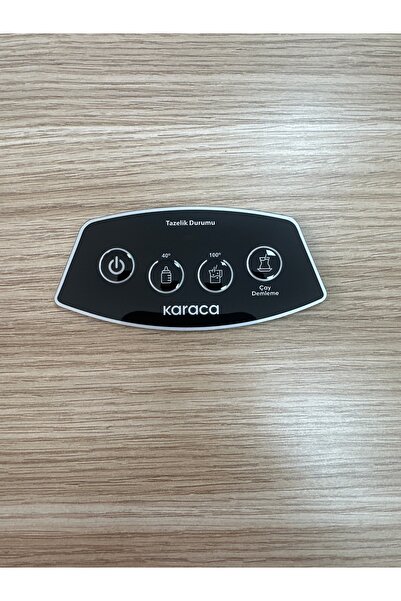 Karaca Çaysever 3 in 1 Konuşan çay makinesi tuş takımı etiketi krom(gümüş)