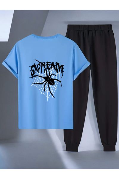 uyguntarz Σετ αθλητικής φόρμας Unisex Scream Black Design με εμπριμέ μπλουζάκι