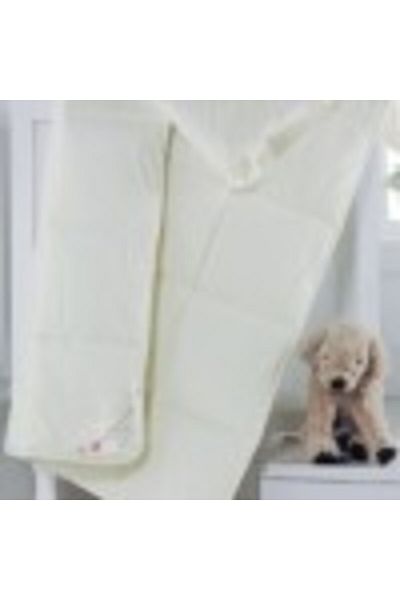 Cotton Box Baby quilt with wool filling, Cotton Box, 95x145 cm, Ecru
