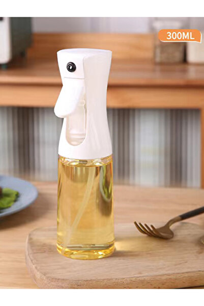 Choice White 1pc 100/200/300/500ml Oil Spray Pot Kitchen Household Edible Oli...