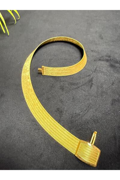 ÇAĞDAŞ GOLD TRB 7 Sıra Gerdanlık Altın Kaplama Trabzon Hasırı