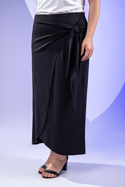 Roxxlen 3330332 Жіноча 3330332 Спідниця з боковим швом Чорна