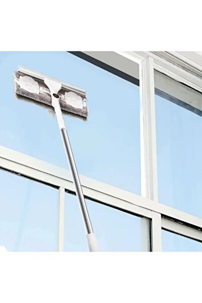 auto Teleskopik Çift Taraflı Çek Çekli Camsil Duvar Yüzey Çam Silme Aparatı