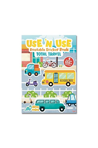 Neobebek Use 'n Use Sticker Book Total Travel (tak Çıkar Çıkartma Kitabı)