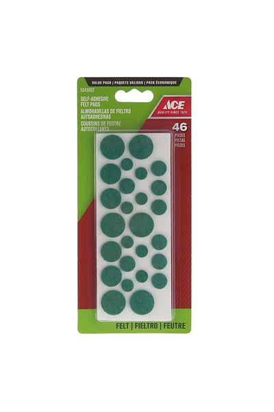 ACE Round Self-Adhesive Protective Felt Pads (Assorted Sizes)