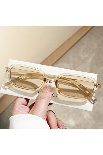 mujeres نظارة شمسية مستطيلة الشكل بتصميم نحيف للجنسين ونموذج قطة ذات جودة أنيقة