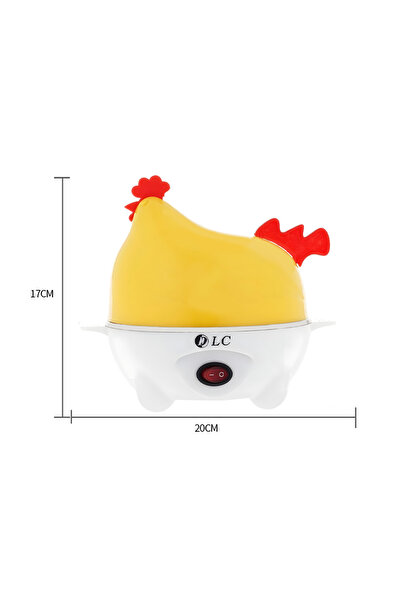 DLC Egg Steamer - Rapid Heating Electric Cooker with 7 Egg Capacity & Safety Design - DLC3117
