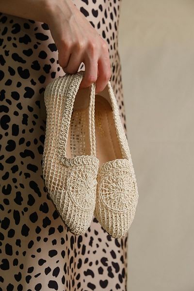 Sedef 259 Balerini tricotați macrame pentru femei