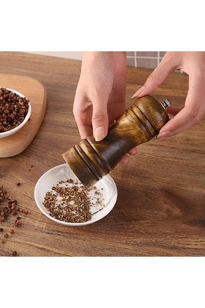 Bukate Salt and pepper mill set made of solid wood, Bukate, manual grinding, fineness adjustment