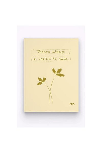 kalipso Pastel Yellow Hard Cover 14X20 Ruled Notebook