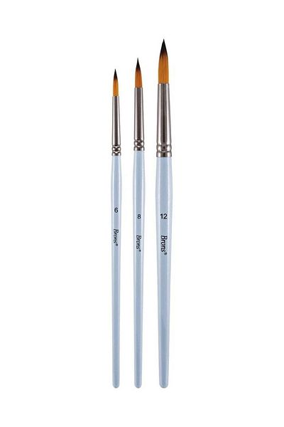 PRATİKOBA Brons Br-2206 Synthetic Brush Set 7