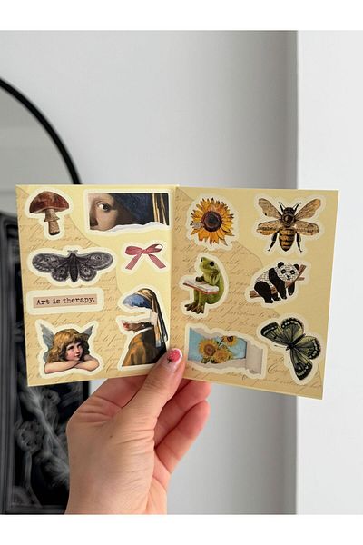 Planet Butik Art Therapy Sheet 2 Sheet Sticker