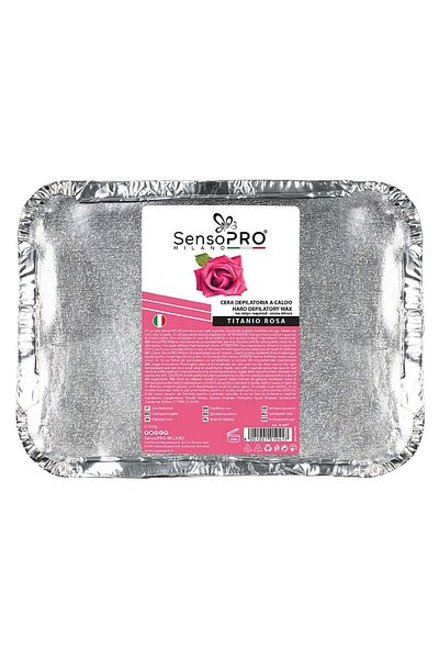 SensoPRO Milano Titanio Rosa Traditional Epilation Wax, 500g