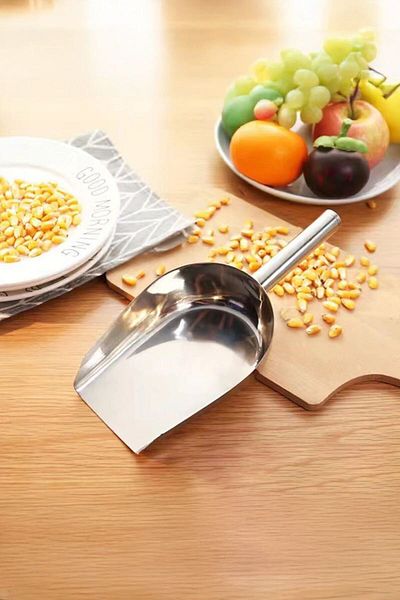 Chavin Steel 24.5 cm No: 3 Flat Base Spice Nuts Pulses Ration Shovel Cin982