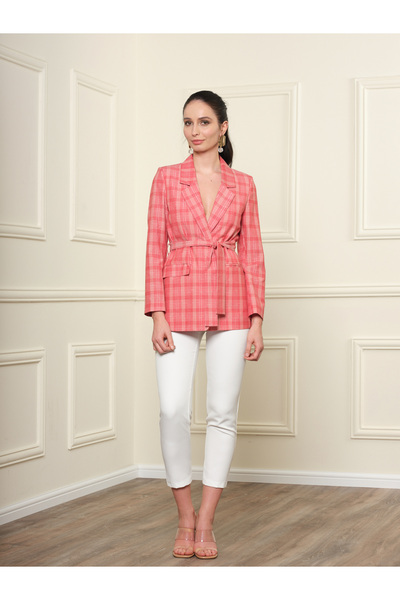 Shahiqa Ekose Simli Ceket