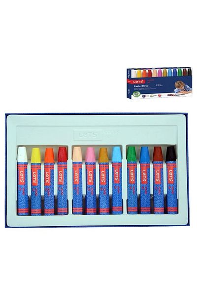 PRATİKOBA Lets Crayon 12 Colors L-6120
