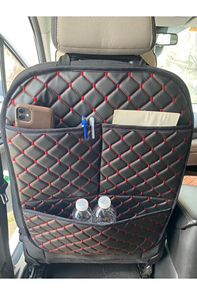 rebols Organizator din piele artificială pentru spătarul scaunului auto, orga...