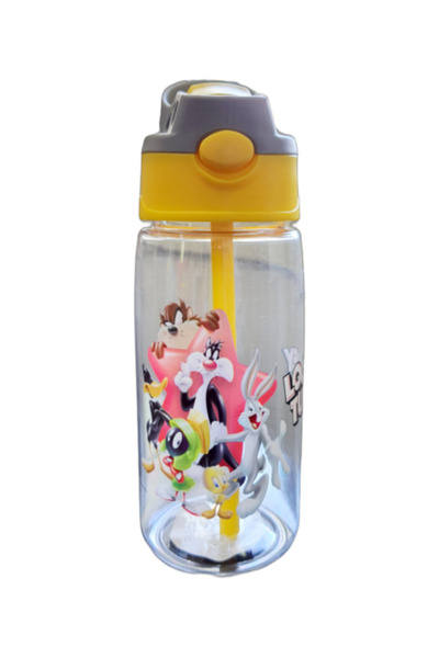 Tomurcukhome Looney tunes Kids Licensed Flask with Straw 480 ML