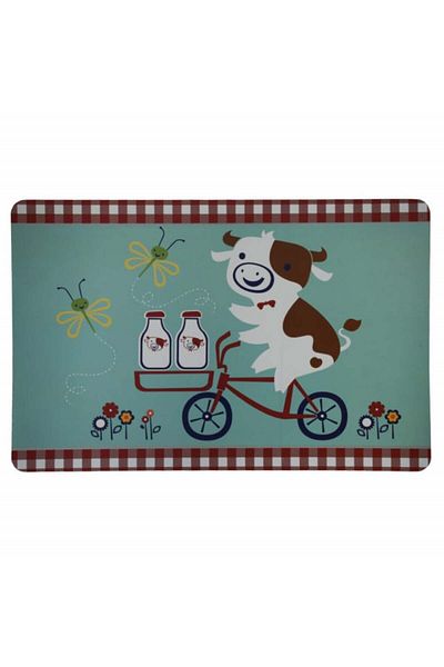 PUFO Set suporturi pentru farfurii pentru servirea mâncării, model Milk Time, 4 piese